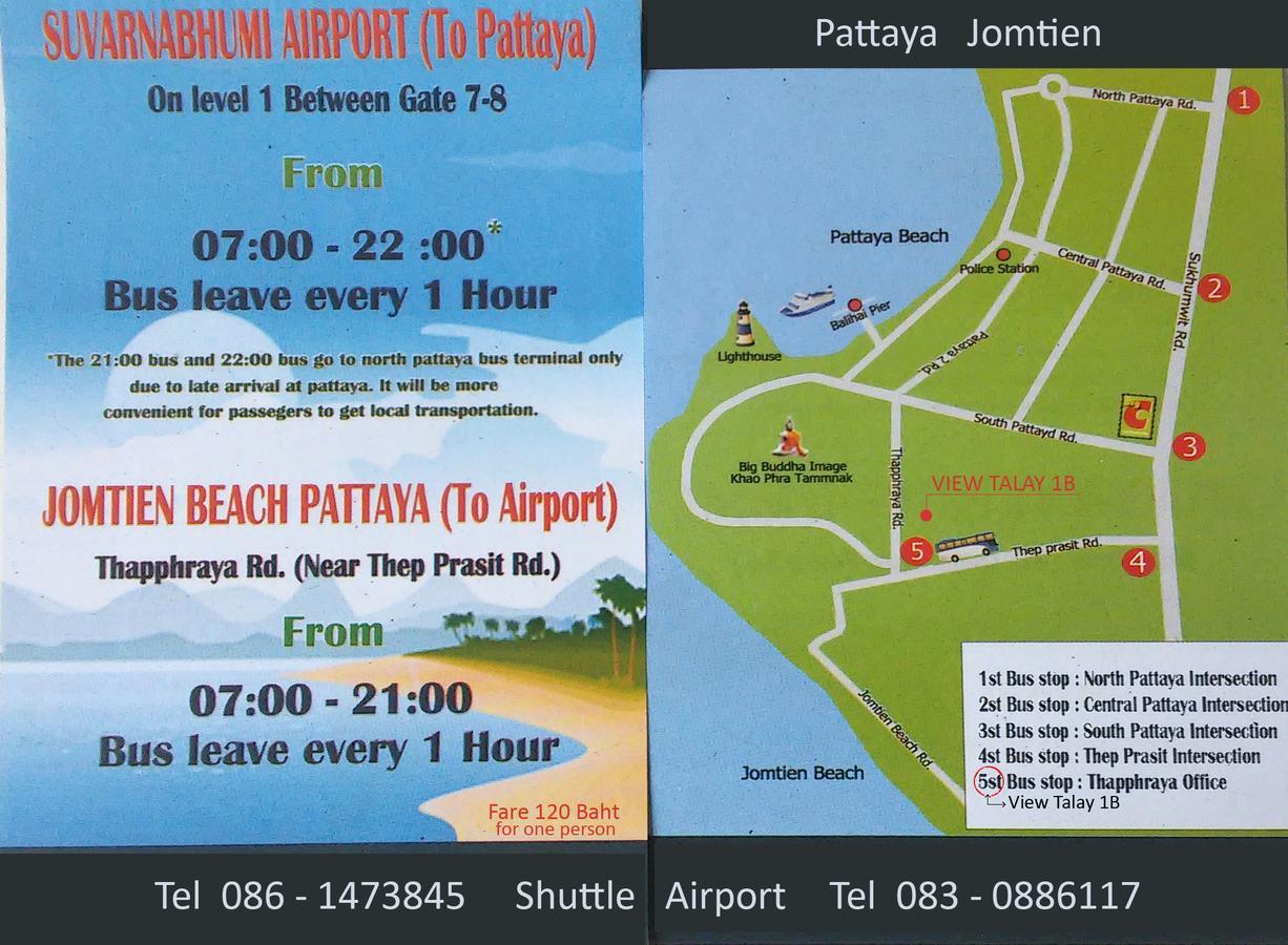 View Talay 2 Suite Apartments Jomtien Beach Exteriör bild
